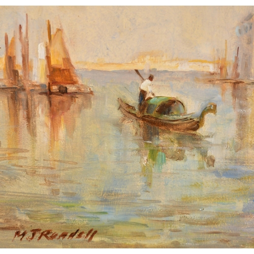 276 - Morgan John Rendell (20th Century) British. A Pair of Venetian Scenes, Oil on board, Signed, 16' x 2... 