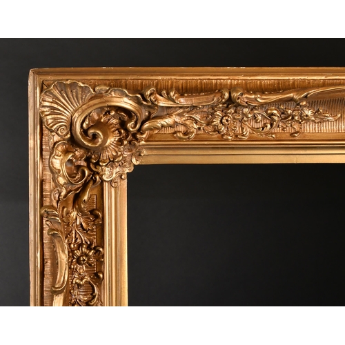 331 - 19th Century European School. A Painted Composition Frame, with swept and pierced centres and corner... 