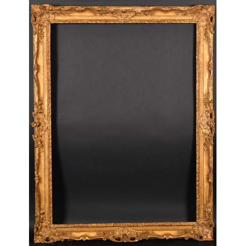 336 - Early 20th Century English School. A Gilt Composition Frame, with swept and pierced centres and corn... 