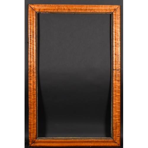 337 - 19th Century English School. A Maple Frame, with a gilt slip, rebate 40.5” x 24.5” (102.9 x 62.2cm)