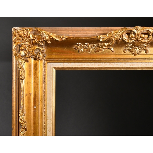 344 - 20th Century European School. A Painted Composition Frame, with swept centres and corners, and a fab... 