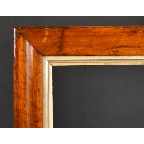 346 - 19th Century English School. A Maple Frame, with a gilt slip, rebate 36.5” x 20.5” (92.7 x 52.1cm)