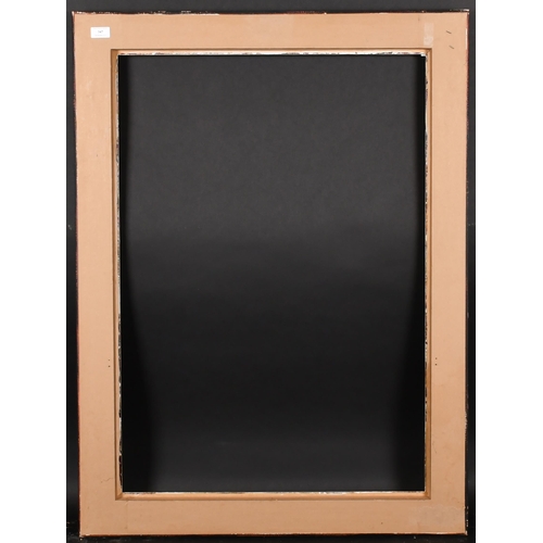 347 - 20th-21st Century English School. A Silver and Black Frame, with swept corners, rebate 36.25