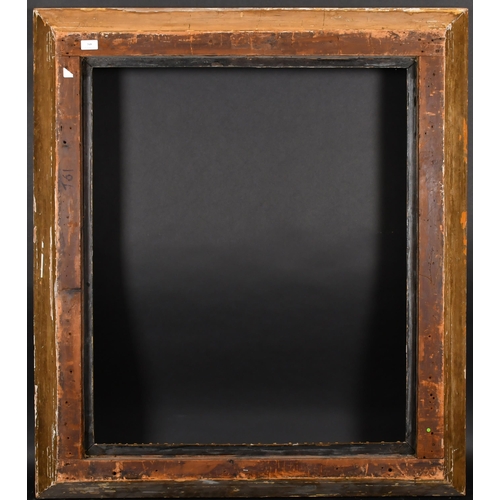 348 - Early 19th Century French School. A Partially Carved Giltwood Empire Frame, rebate 36” x 30” (91.5 x... 