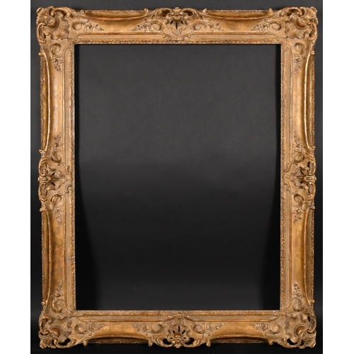 351 - 20th Century English School. A Gilt Composition Frame, with swept and pierced centres and corners, r... 