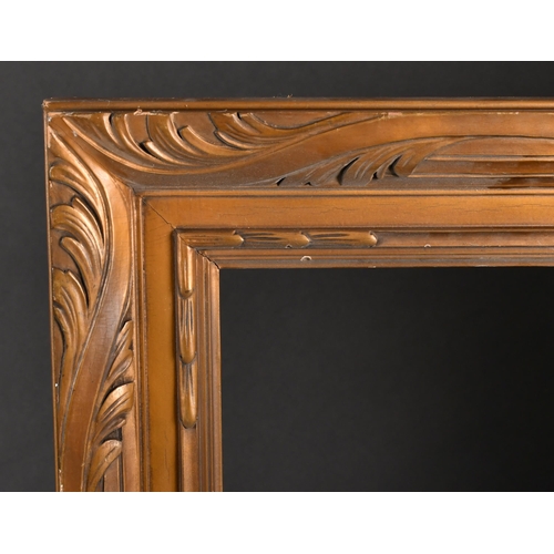 355 - 20th Century European School. A Painted Carved Wood Frame, rebate 36” x 24” (91.5 x 61cm)