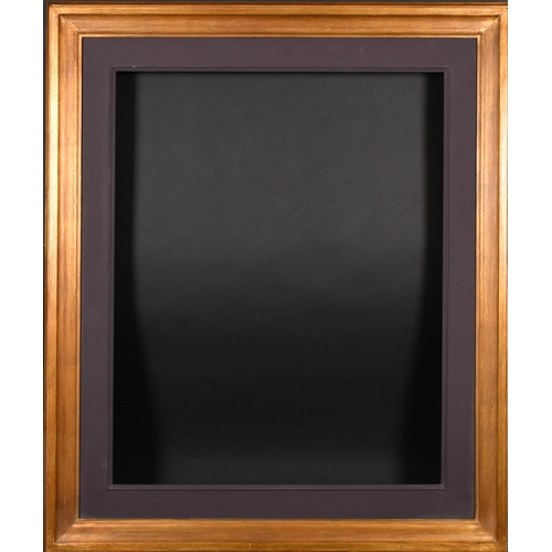 365 - 20th-21st Century English School. A Gilt Composition Frame, with a black slip, rebate 34.25” x 27.25... 