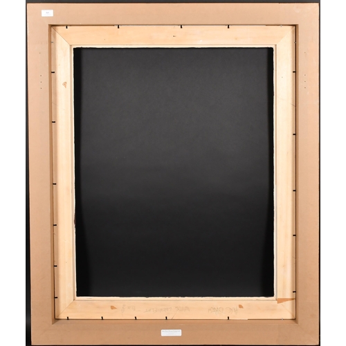 365 - 20th-21st Century English School. A Gilt Composition Frame, with a black slip, rebate 34.25” x 27.25... 