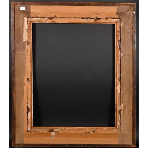 368 - 19th Century English School. A Darkwood Frame with a silver slip, rebate 33