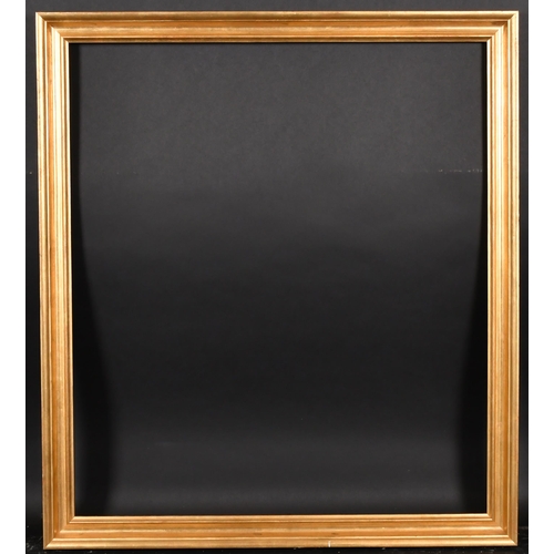 372 - 20th Century European School. A Gilt Composition Frame, with a black outer edge. rebate 31.75” x 27.... 