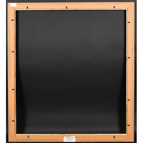 372 - 20th Century European School. A Gilt Composition Frame, with a black outer edge. rebate 31.75” x 27.... 