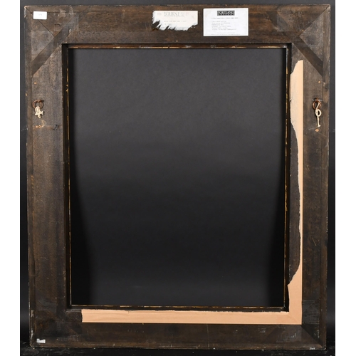 375 - 20th Century English School. A Black Painted and Gilt Composition Frame, rebate 30.5” x 25.5” (77.5 ... 