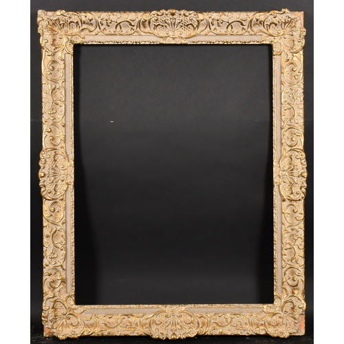 377 - 20th Century English School. A Louis Style Gilt and Painted Composition Frame, with swept centres an... 