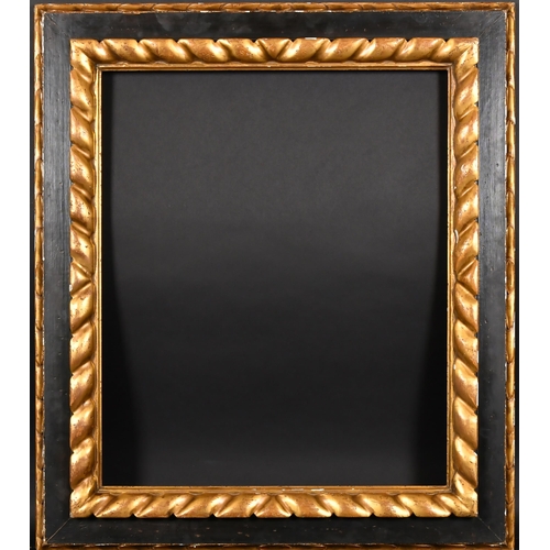 378 - 20th Century English School. A Gilt and Black Painted Frame, rebate 30.25” x 25.25” (76.8 x 64.2cm)