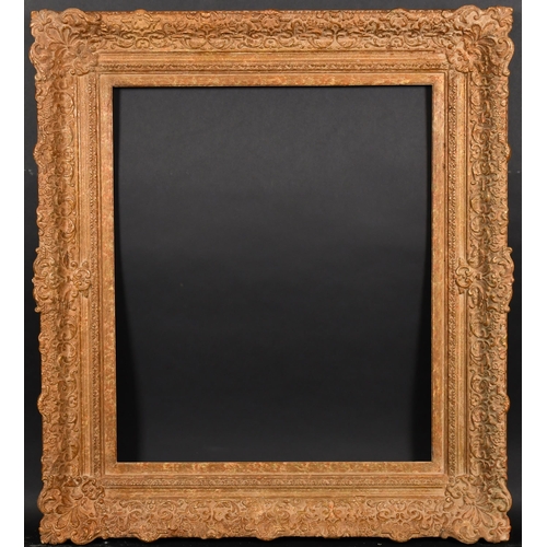 409 - 19th Century European School. A Painted Composition Frame, with swept centres and corners, rebate 26... 