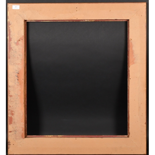 417 - 20th Century European School. A Black Painted Frame, with gilt inner and outer edges, rebate 25.25” ... 