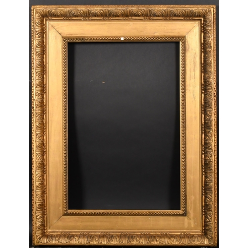 418 - 19th Century English School. A Painted Composition Watts Style Frame, rebate 25.25” x 17” (64.2 x 43... 