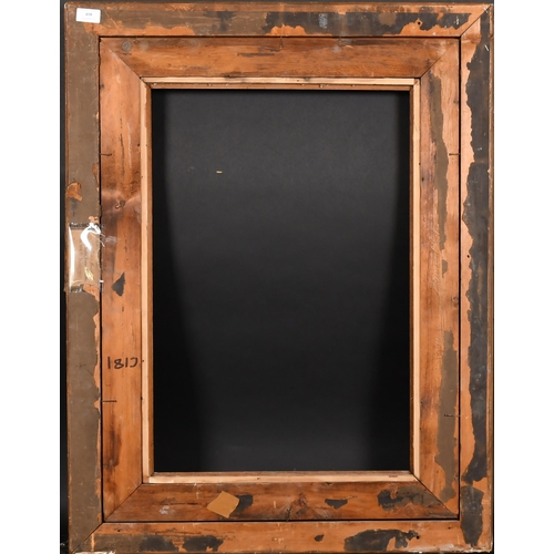 418 - 19th Century English School. A Painted Composition Watts Style Frame, rebate 25.25” x 17” (64.2 x 43... 