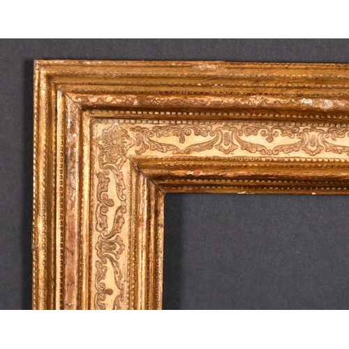 497 - 20th Century European School. A Gilt and Painted Frame, rebate 9.5” x 7” (24.1 x 17.8cm)