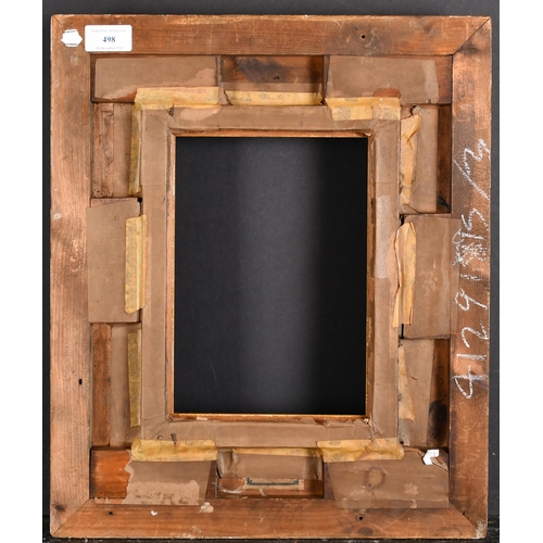 498 - 19th Century English School. A Gilt Composition Frame, rebate 9.25” x 6.5” (23.5 x 16.5cm)