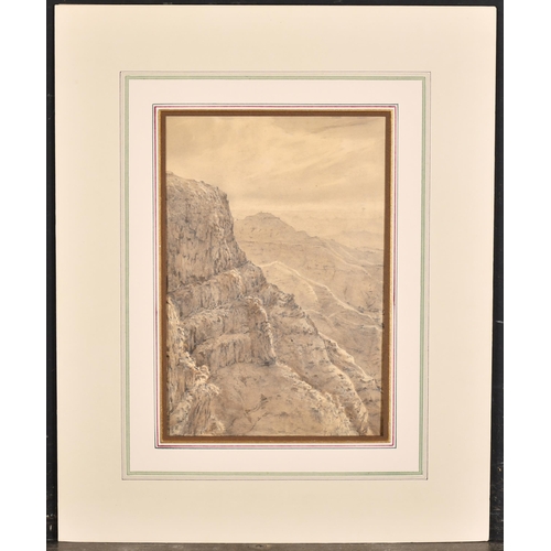 59 - JCA (19th Century) British. 'Mahabaleshwar', Pencil, Signed with initials and dated 1852 and inscrib... 