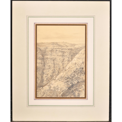 59 - JCA (19th Century) British. 'Mahabaleshwar', Pencil, Signed with initials and dated 1852 and inscrib... 