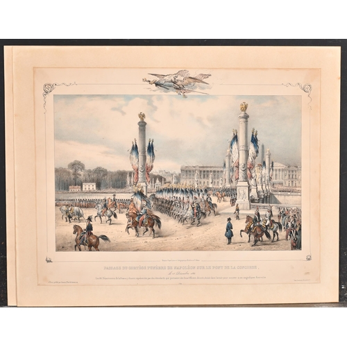 6 - After Jean Victor Adam (1801-1867) French. A Set of Seventeen Coloured Lithographs by Jean Baptiste ... 