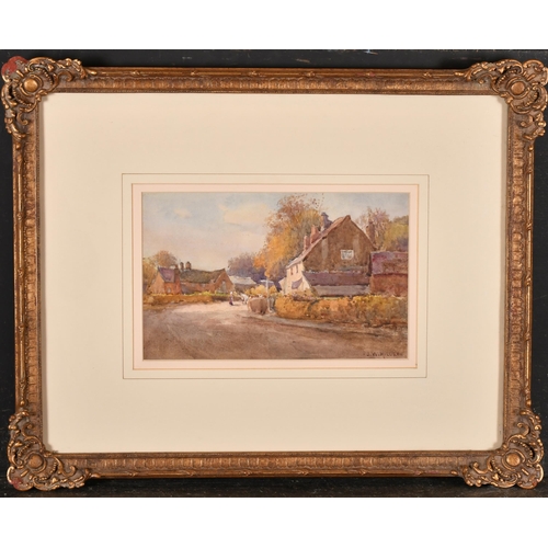 64 - Joseph William Milliken (1865-1945) British. A Village scene, Watercolour, Signed, 7.25' x 11.25' (1... 