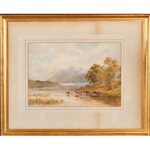 78 - William Manners (1860-1930) British. 'The Lune Estuary', Watercolour, Signed, and inscribed on a lab... 