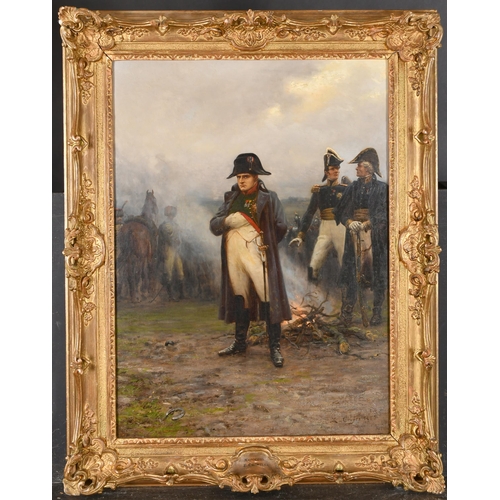 92 - Ernest Crofts (1847-1911) British. 'Napoleon, After Waterloo', Oil on canvas, Signed and dated 1888,... 