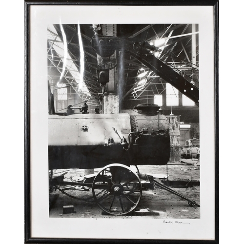 134 - Martin Charles (1940-2012) British. The Ironworks, Photograph, Signed, 16.5