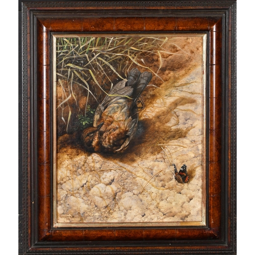 249 - Bryan Hanlon (1956-    ) British. Nature Morte, Oil on board, Signed and dated 1983, with wax seal v... 