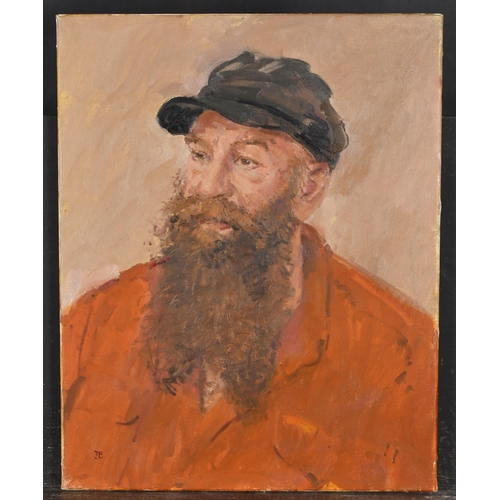 294 - Tom Coates (1941-2023) British. Portrait of 'Pat Doyle', Oil on canvas, Signed with monogram, unfram... 