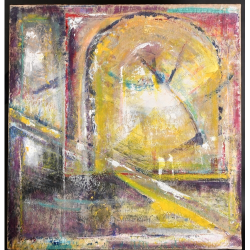 321 - 20th-21st Century English School. Abstract, Oil on canvas, unframed, 40.5