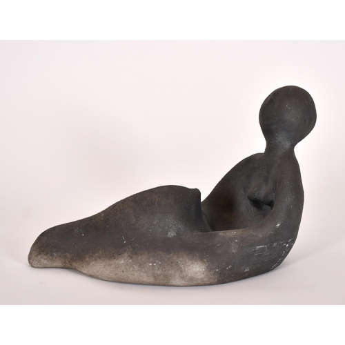 327 - Angela Finch (20th-21st Century) British. Seated Figure, Plaster, Incised stamp, height 6.25