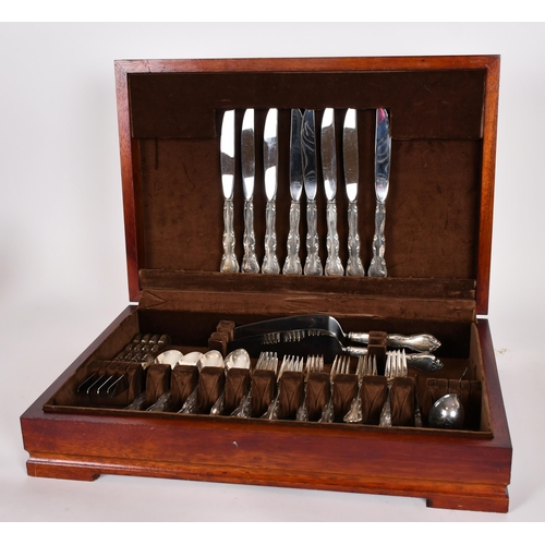 355 - Silver canteen of cutlery by Gorham, marked 925 Sterling, Birmingham, total weight approx 1900grams ... 