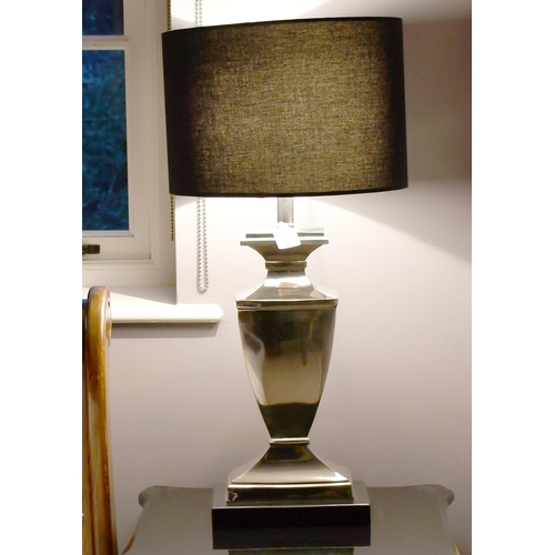 480 - Pair of table lamps, 73cm including shades