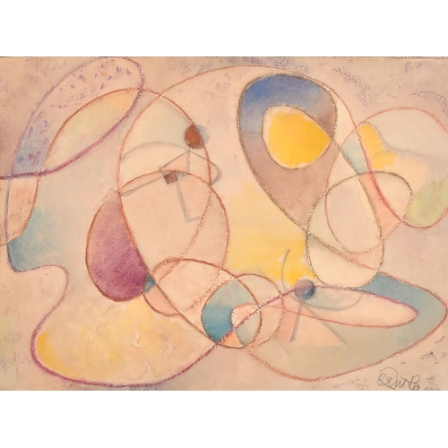 179 - Paul Knothe (1897-1988) German. Abstract, Watercolour, Signed and dated '60, 14