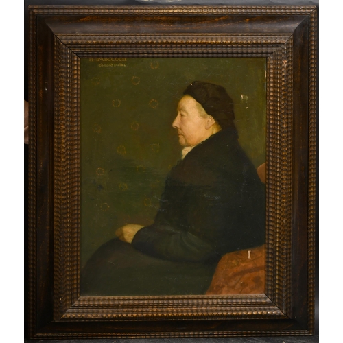 200 - Edmund Dulac (1882-1953) French. 'Portrait of the Artist's Grandmother', Oil on canvas, Signed and d... 