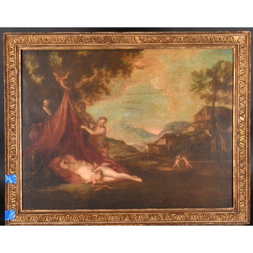 23 - After Nicolas Poussin (1594-1665) French. 'Venus Sleeping', Oil on canvas, 22