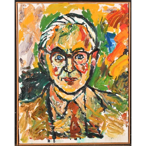 270 - John Bratby (1928-1992) British. Portrait of Nicholas Parsons, Oil on canvas, Signed, 17.75