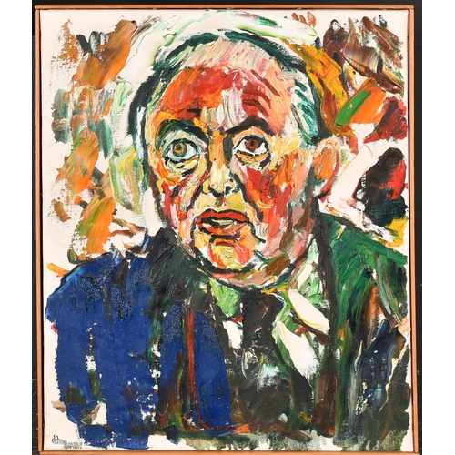 271 - John Bratby (1928-1992) British. Portrait of Lord Thorneycroft, Oil on canvas, Signed, 20