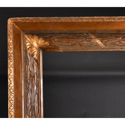 285 - Early 19th Century Italian School. A Gilt and Painted Composition Frame, rebate 61.5