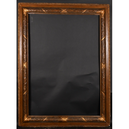 285 - Early 19th Century Italian School. A Gilt and Painted Composition Frame, rebate 61.5