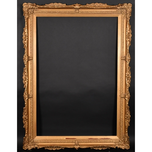 291 - 19th Century English School. A Painted Composition Frame, with swept centres and corners, rebate 52.... 