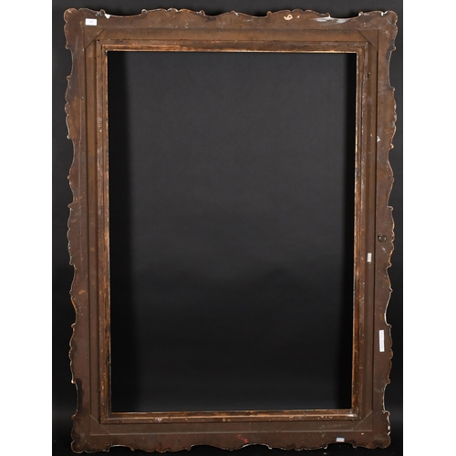 291 - 19th Century English School. A Painted Composition Frame, with swept centres and corners, rebate 52.... 