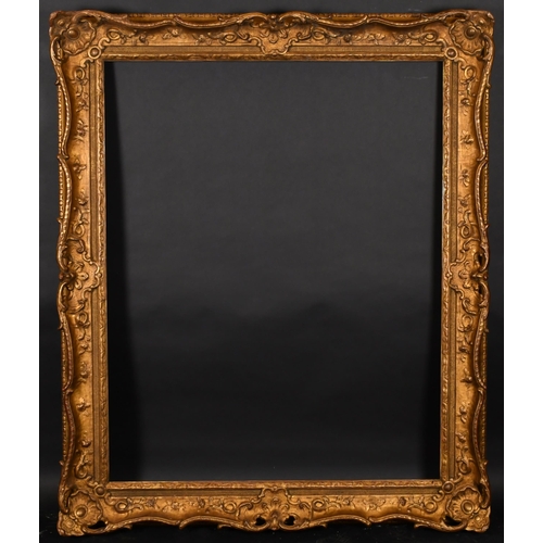 301 - 19th Century English School. A Gilt Composition Frame, with swept and pierced centres and corners, r... 