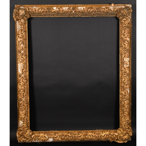 305 - 19th Century English School. A Gilt Composition Frame, with swept corners, rebate 48.75