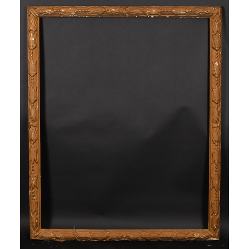 307 - 18th Century English School. A Painted Carved Wood Frame, rebate 45.75