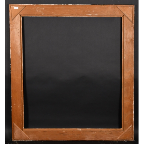 308 - Early 20th Century Italian School. A Black and Gilt Composition Frame, with swept centres and corner... 